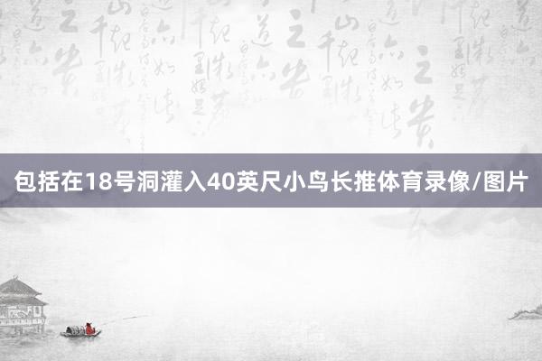 包括在18号洞灌入40英尺小鸟长推体育录像/图片