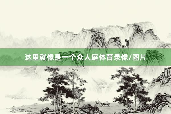 这里就像是一个众人庭体育录像/图片