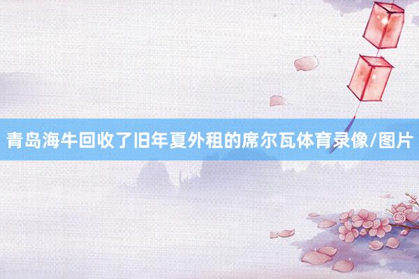 青岛海牛回收了旧年夏外租的席尔瓦体育录像/图片