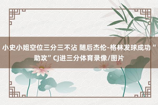 小史小姐空位三分三不沾 随后杰伦-格林发球成功“助攻”CJ进三分体育录像/图片