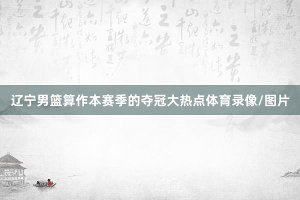 辽宁男篮算作本赛季的夺冠大热点体育录像/图片