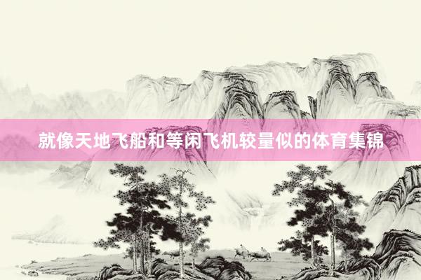 就像天地飞船和等闲飞机较量似的体育集锦