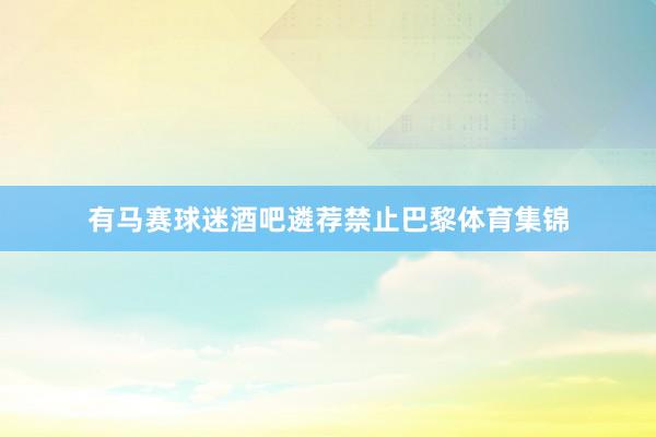 有马赛球迷酒吧遴荐禁止巴黎体育集锦