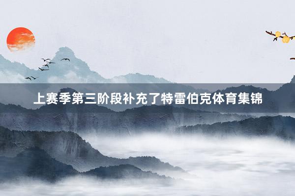 上赛季第三阶段补充了特雷伯克体育集锦